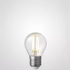 4W Fancy Round LED Bulb E27 Clear in Natural White