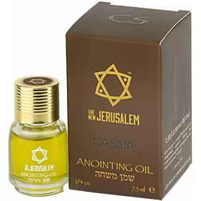 Anointing Oil Cassia 7.5 ml - 0.25 oz. From Holyland Jerusalem handmade