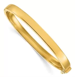 Aura by Martin Binder Flat Gold Bangle Bracelet