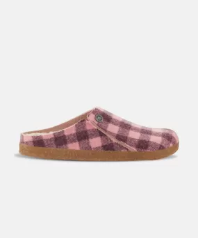 Birkenstock Zermatt Rivet Wool Felt/Shearling Dark Berry/Pink Clogs