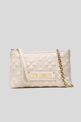 Borsa Quilted Pu - Avorio