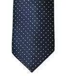 Cavani Navy White Polka Dot Tie Set