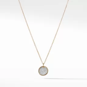 David Yurman Cable Collectibles Pave Charm with Diamonds in Gold