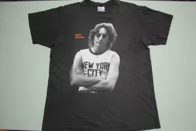 John Lennon NYC Vintage Dated 1991 Bob Gruen Hanes USA T-Shirt