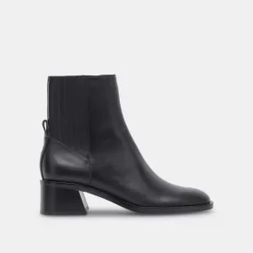 LINNY H2O WIDE BOOTS BLACK LEATHER