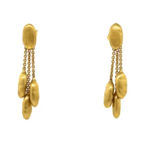 Marco Bicego 3 Strands 18kt Yellow Gold Drop Earrings