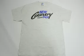 New Country KSAN 94.9 Radio Vintage 90's Single Stitch Hanes T-Shirt