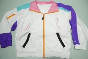 Prince Tennis 90's Color Block White Windbreaker Jacket