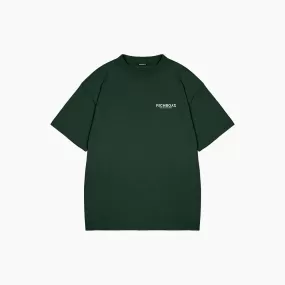 RELAXED DROP SHOULDER TEE - HUNTER GREEN