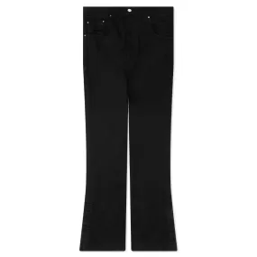 Stack Kick Flare Jean - Black