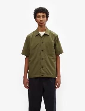 Universal Works Tech Overshirt (Recycled Poly) - Olive Green