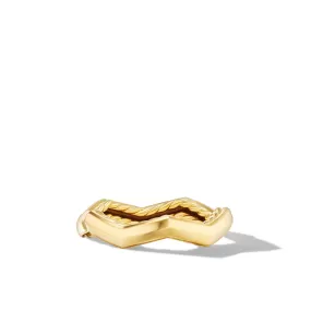 Zig Zag Stax Ring in 18K Yellow Gold, 3mm